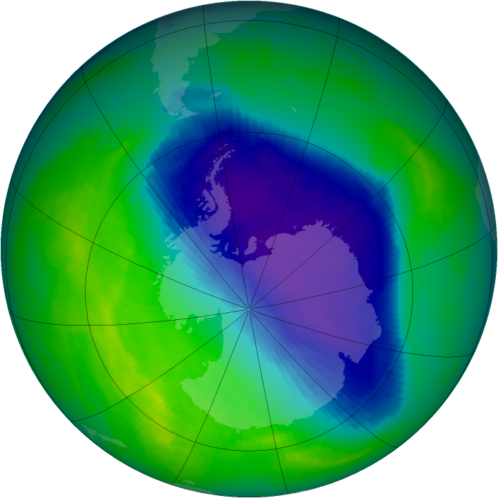 Ozone Map 1992-10-20